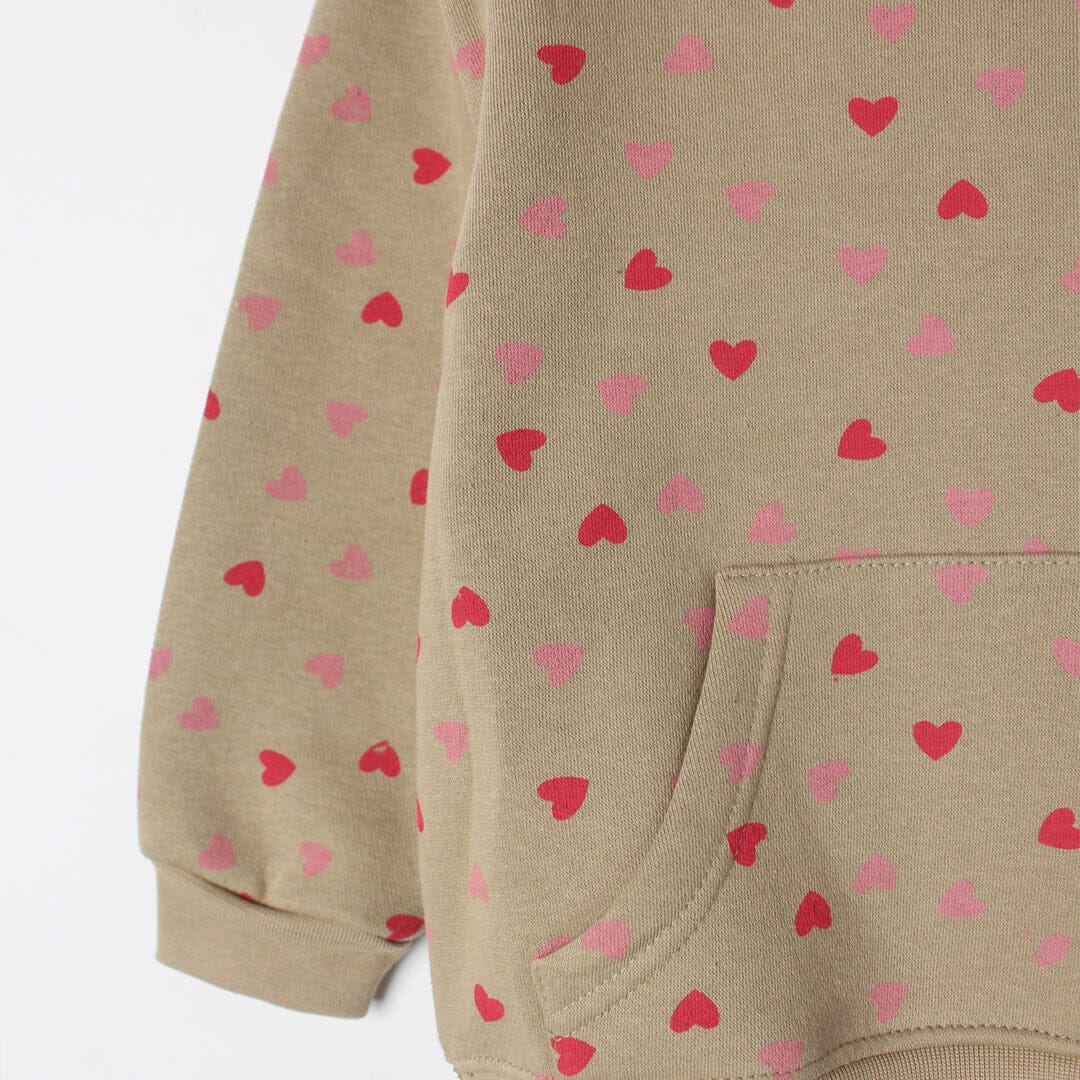 Tan Brown Themed Kids Hoodie Hoodie Iluvlittlepeople 