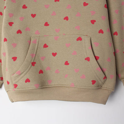 Tan Brown Themed Kids Hoodie Hoodie Iluvlittlepeople 