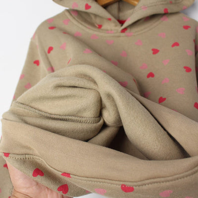 Tan Brown Themed Kids Hoodie Hoodie Iluvlittlepeople 