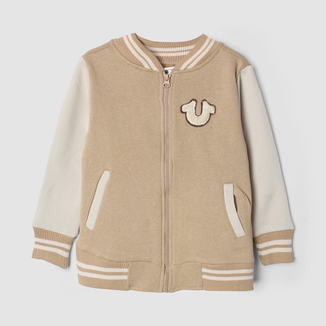 Desire Beige Themed Kids Zipper Zipper Iluvlittlepeople 3-4 Years Beige Winter