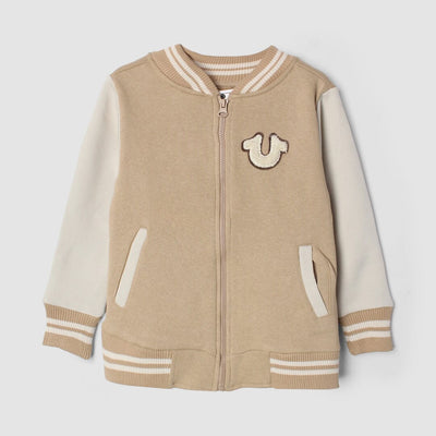 Desire Beige Themed Kids Zipper Zipper Iluvlittlepeople 3-4 Years Beige Winter