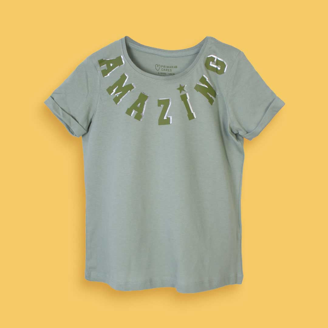 Primark Girl T-Shirt Iluvlittlepeople 