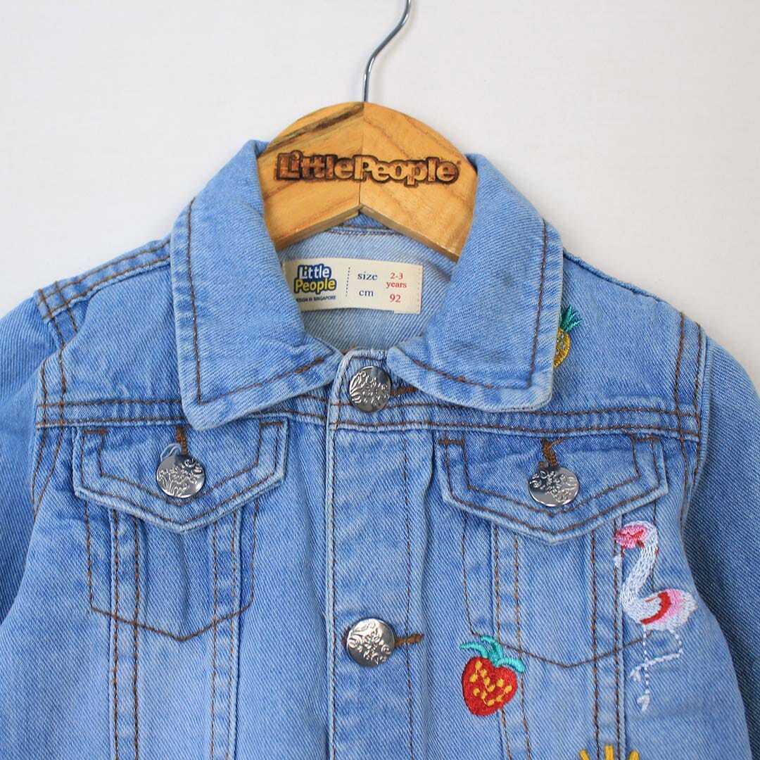 Little People Denim Jacket Iluvlittlepeople 