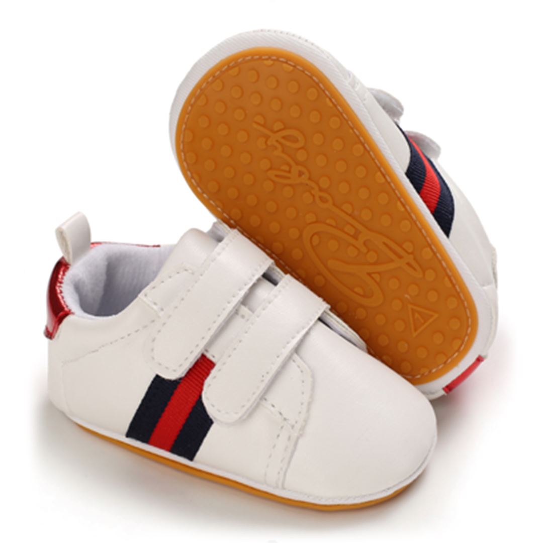 Baby Boy Sport Sneakers Shoes Iluvlittlepeople 6-9 Month White Rubber Sole